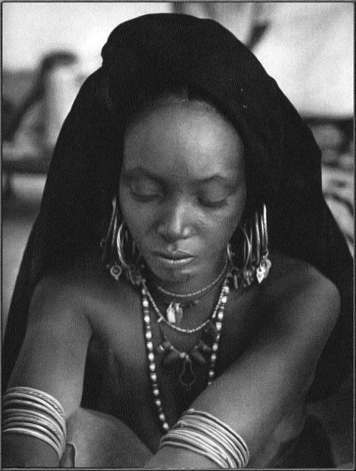 Portrait femme bijoux